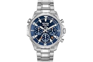 Bulova Men's Marine Star Series B Stainless Steel 6-Hand Chronograph Quartz Watch, 100M