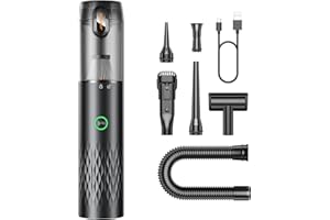 SEALIGHT Car Vacuum Portable Cordless,Handheld Cordless with High Power, Type-C Charging, 2 Suction Modes, Up to 40 Mins Runt