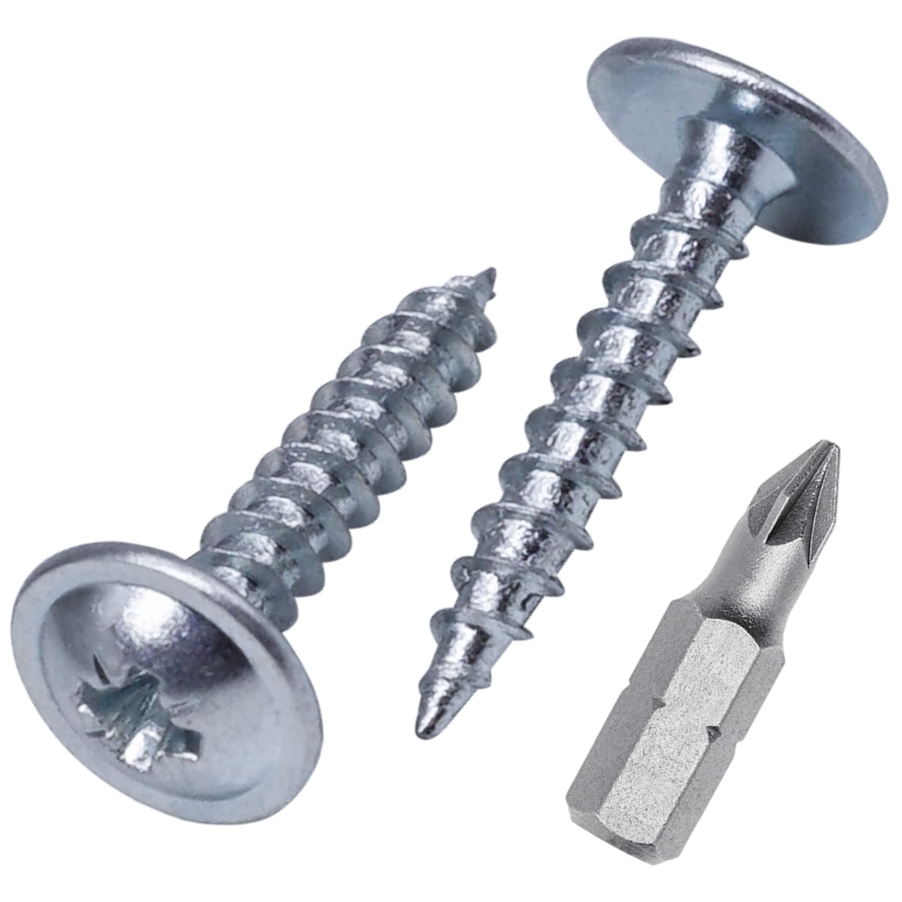 (Pack of 900 pcs) Zinc Plated Steel 3.5 x 16 mm Wood Screws, Metal Screws, Modified Truss Head, Self Tapping (900, 3.5 x 16 mm)