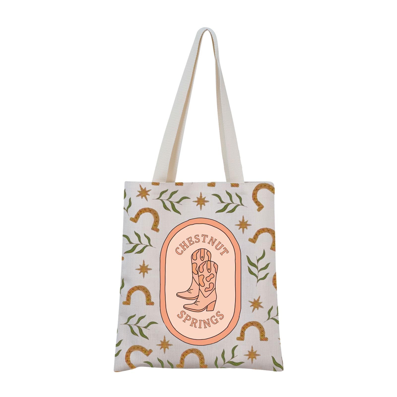 Bookish Tote Bag Cowboy Fan Gift Cowboy Romance Gift Book Lover Gift Book Series Gift (Springs Tote)