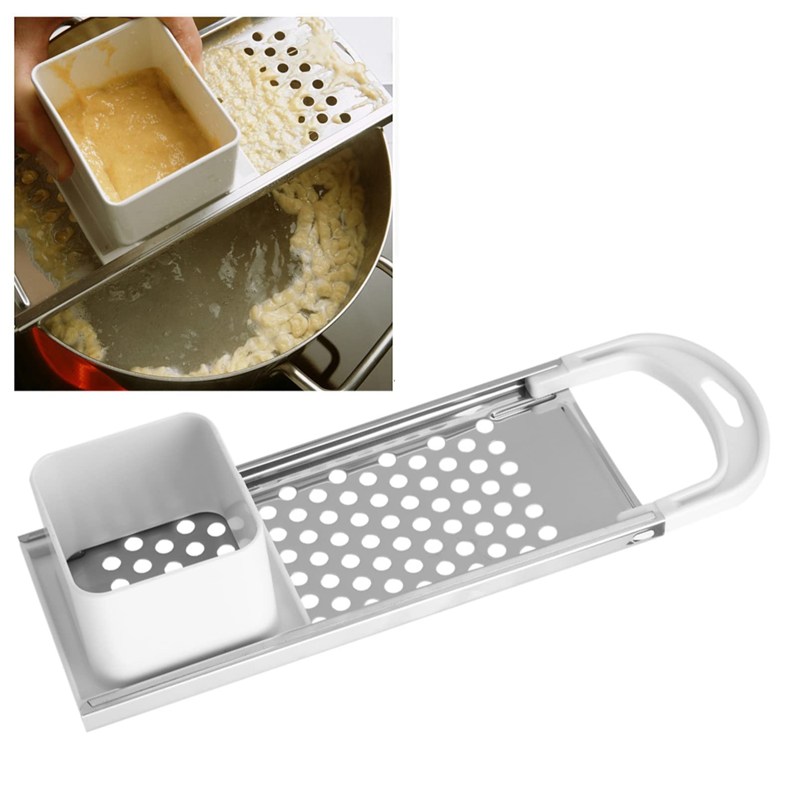 Kitchen Maker naixue 33 * 11 * 7 Kitchen Stainless Steel Blade Spaetzle Noodle Dumpling Maker Pasta Cooking Tool