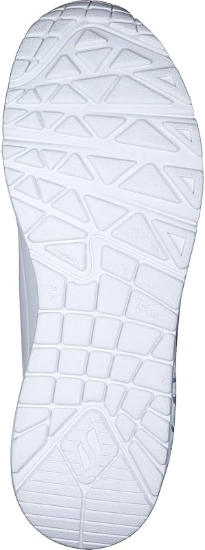 Damen UNO Spread the Love Trainer, White Duraleather / Blue Heart Print Trim, 38 EU