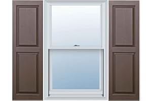 Builders Choice EVP15059CH Shutters, Chocolate Brown