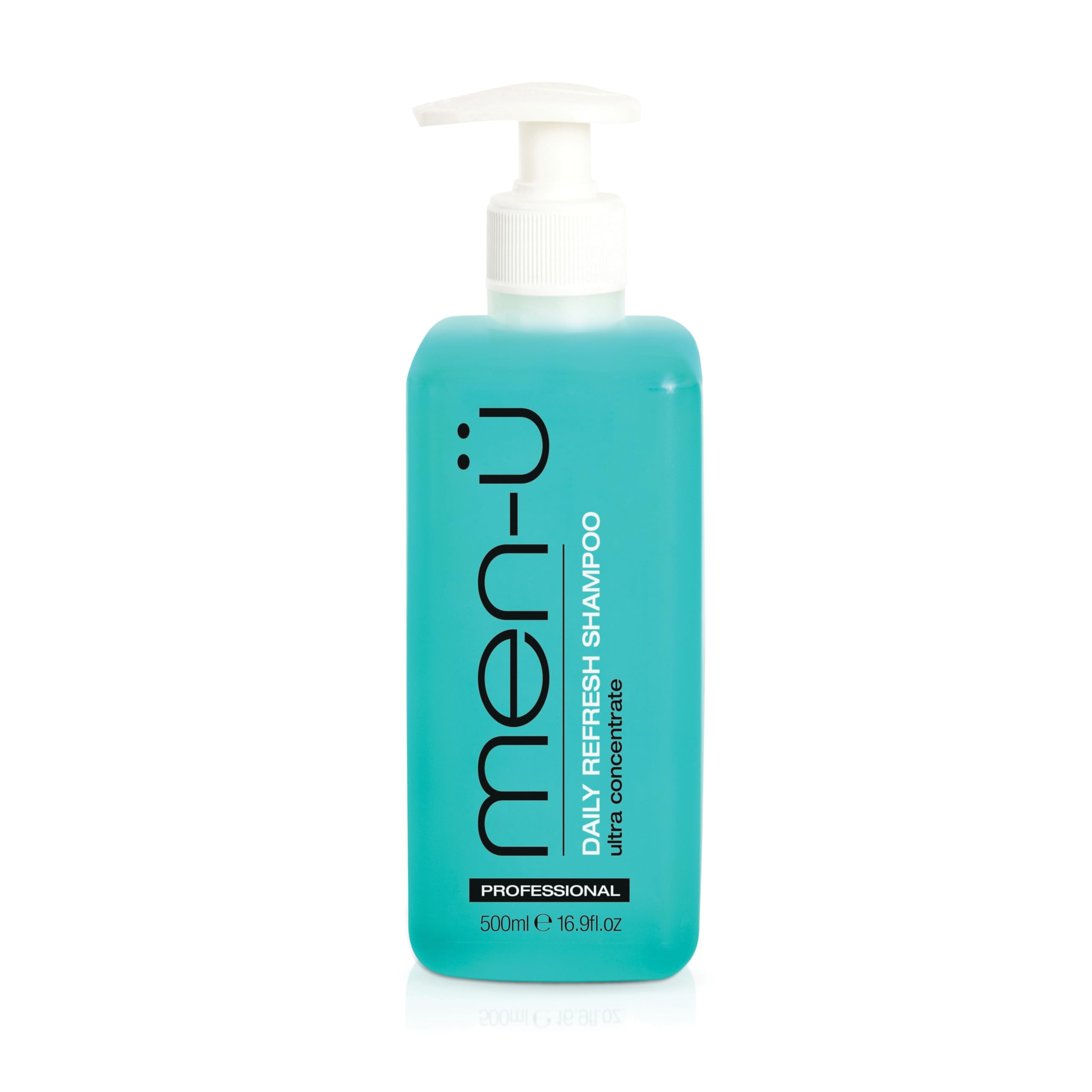 men-ü Daily Refresh Shampoo 500ml For Men, Vegan with Up To 500 Shampoos, High Performance - Cleanses And Refreshes, Mens Shampoo.