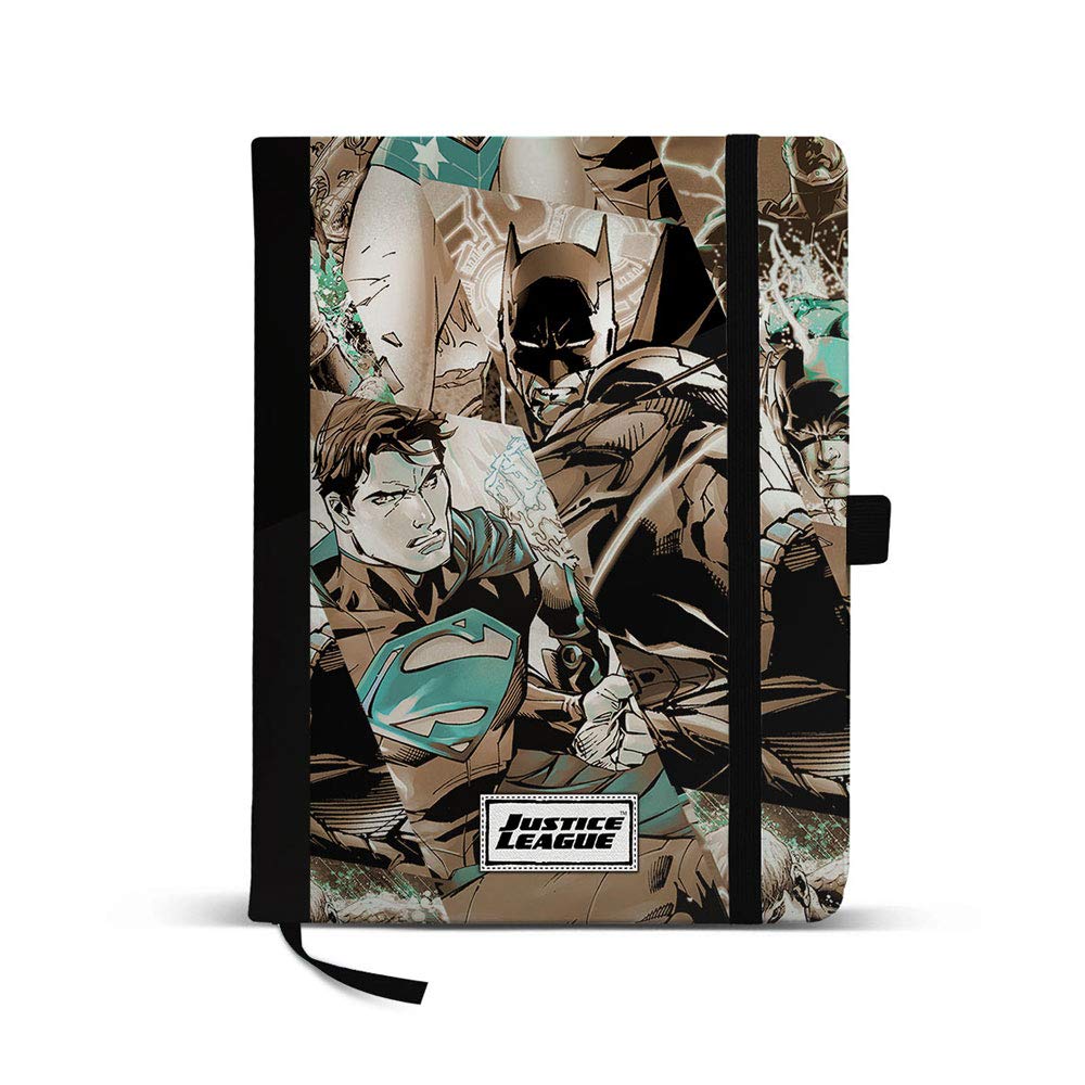 Liga de la Justicia Justice League – Journal, Multicolor (Karactermania km-37631)
