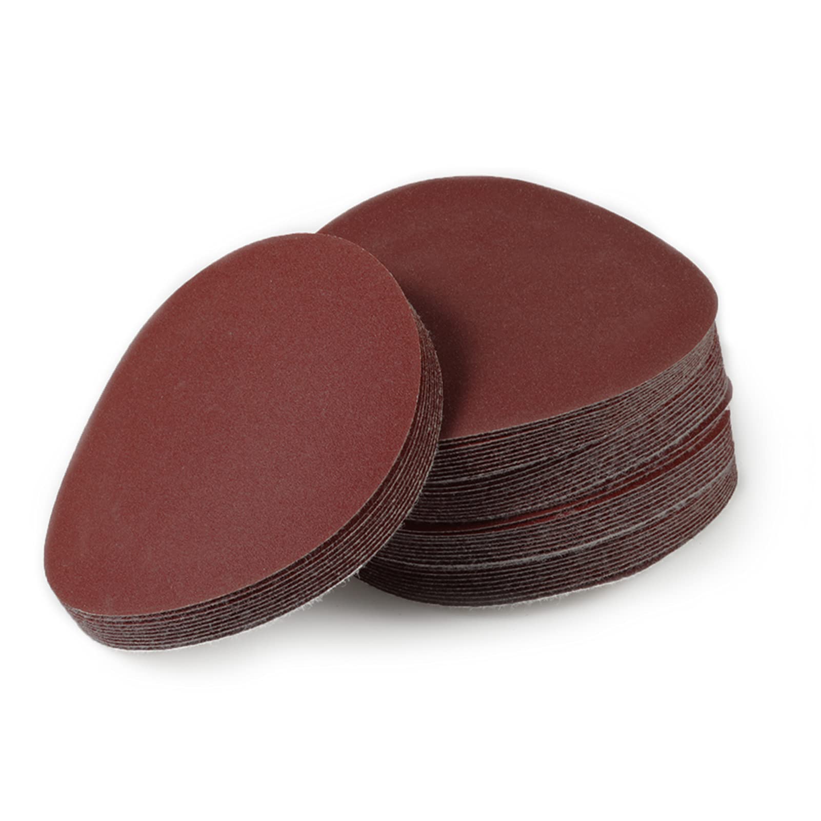 LEONTOOL 50 PCS 4 Inches Sanding Discs Hook and Loop 240 Grit Sanding Pads for Orbital Sander Round Orbital Sandpaper No Hole