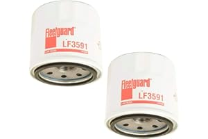 LF3591 Fleetguard Lube Spin-On, Cummins Onan 122-0833 (Pack of 2)