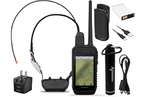 Wearable4U - Garmin Alpha 300 Handheld, Advanced Dog Tracking and Training Handheld and Alpha TT 25 Collar with E-Bank Bundle