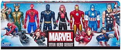 Hasbro Marvel Titan Heroes 12” 7 Figure Set with 5 Accessories