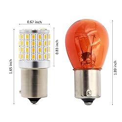 PHINLION BAU15S PY21W 7507 Amber Yellow LED Turn