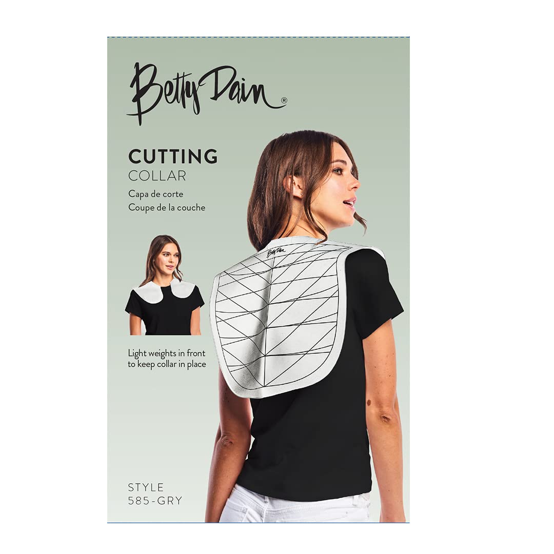 Betty Dain Hair Cutting Guide Collar, Angular and Straight Cutting Guidelines, Weighted, Non-slip, Waterproof Rubber Material