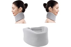 Suweiyuanshiyi Neck Brace,Adjustable Neck Support Brace for Sleeping Neck Pain and Support,Wraps Keep Vertebrae Stable and Al