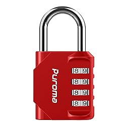Puroma 1 Pack Combination Lock for Locker 4 Digit