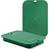 Wonderjune 2 Pcs 113c Series 12 x 17 Inch Irrigation Valve Box Cover Sprinkler Valve Covers for Outside