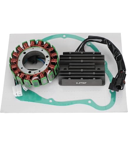 thumbnail interactive-video image 1 of MOTO1988 Stator & Rectifier Relay Kit For Yamaha V-Star 1100 XVS1100 Classic Custom Silverado (1999-2002) – Includes Gasket 1 of 4