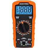 Klein Tools MM325 Digital Manual-Ranging Multimeter | 600V AC/DC Voltage Tester, Tests Batteries, Current, Resistance, Diodes, and Continuity