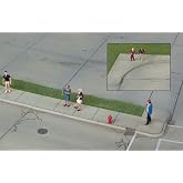 Walthers Cornerstone Concrete Curbs and Sidewalks pkg(28) 933-3187 HO Scale Model Railroad - Scenery Kit