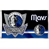 Dallas Mavericks Dual Logo Indoor Outdoor Flag Banner
