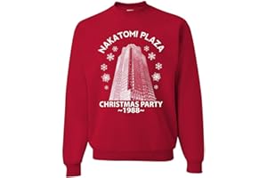 Wild Bobby Nakatomi Plaza Christmas Party 1988 Classic McClane Die Hard Ugly Christmas Sweater Crewneck Sweatshirt