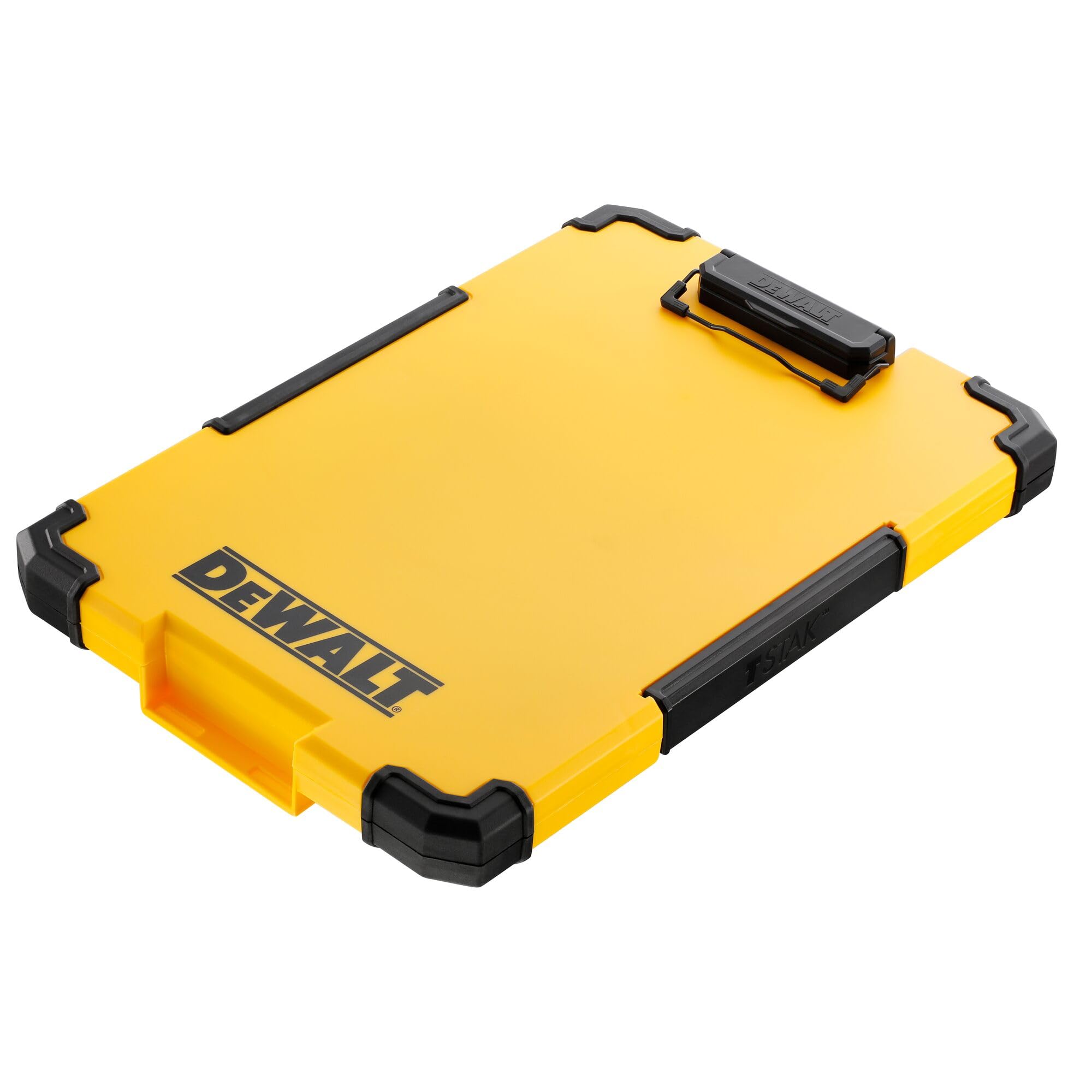 Durable clipboard with LED Light, Internal Storage, Rubber Bumpers & Soft Pouches. TSTAK Compatible for Secure Transport of documents,