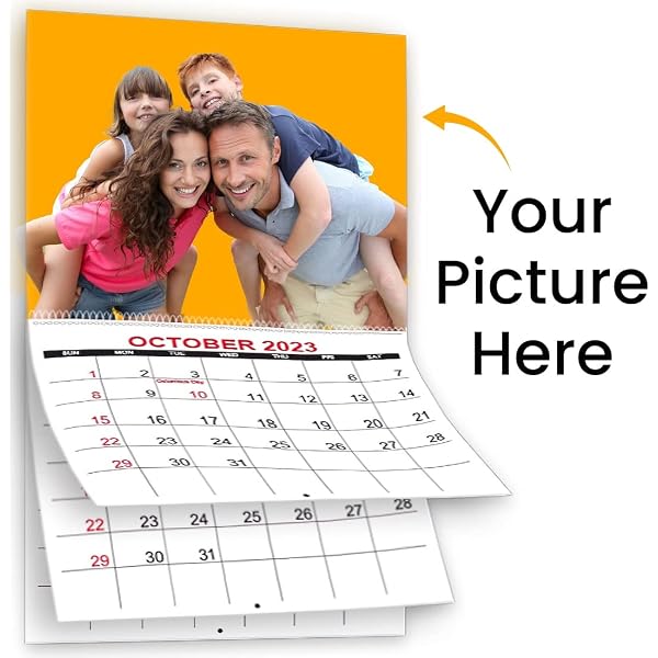 Amazon.com: Custom Calendar 2023 Premium Quality Personalized Calendar with  Your Own Pictures from AURUM AGE Photo Wall Calendar (Large 11'' x 16.5'')