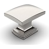 Asidrama Knobs, 10 Pack Brushed Satin Nickel Kitchen Cabinet Hardware Handle, Zinc Material for Dressers Drawers