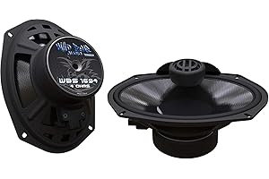 Wild Boar Audio WBS 1694-300 Watt 6"x9" 4 Ohm Saddlebag Lid Speakers Designed to fit Hogtunes HT LID-RM Replacement Lids for 