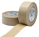 BOMEI PACK 2Pack Reinforced Kraft Paper Tape, Self