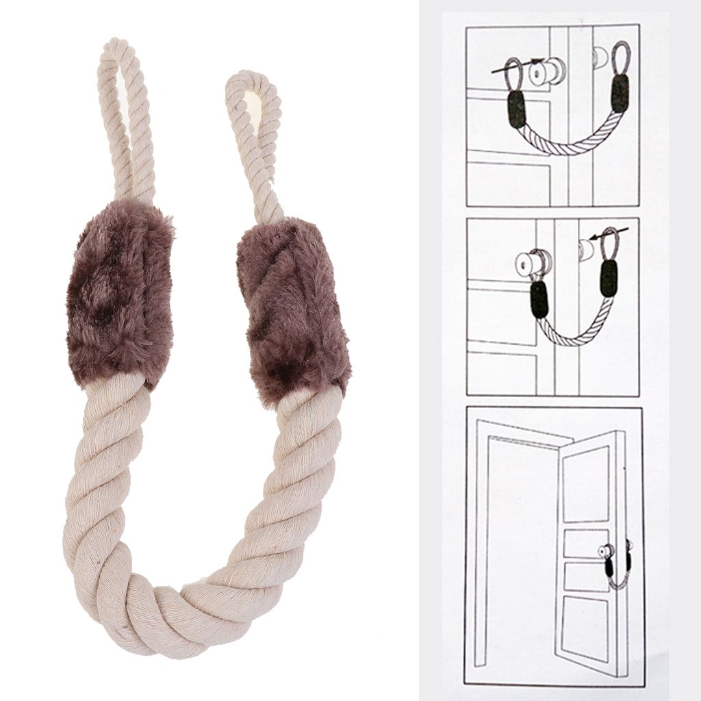 Cotton Rope Sailor Knob Door Stopper Slamming Shut Wedge Door Handles Stoppers Door Stop Pet