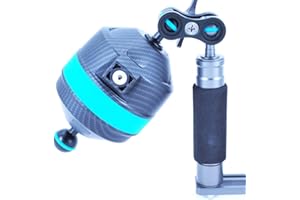 DIVTEK Mega Float Arm Bracket with Nauticam Bayonet Mount for Underwater Diving Tray Video Light/Strobe Float Arms (D95-110)