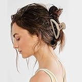 Hair Clips Set: 4Pcs Matte Claw Clips for