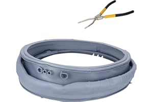 DIQZUUX MDS47123602 Washer Door Boot Gasket Compatible With lg and kenmore Washer Door Seal WM2601HR, WM3250HWA, WM3370HRA,WM3050CW,WM3170CW, Front Load Washer Door Seal Replaces EAP12748962, PS12748962