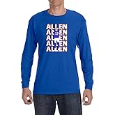 Long Sleeve Blue Buffalo Josh Allen Text Pic T-Shirt