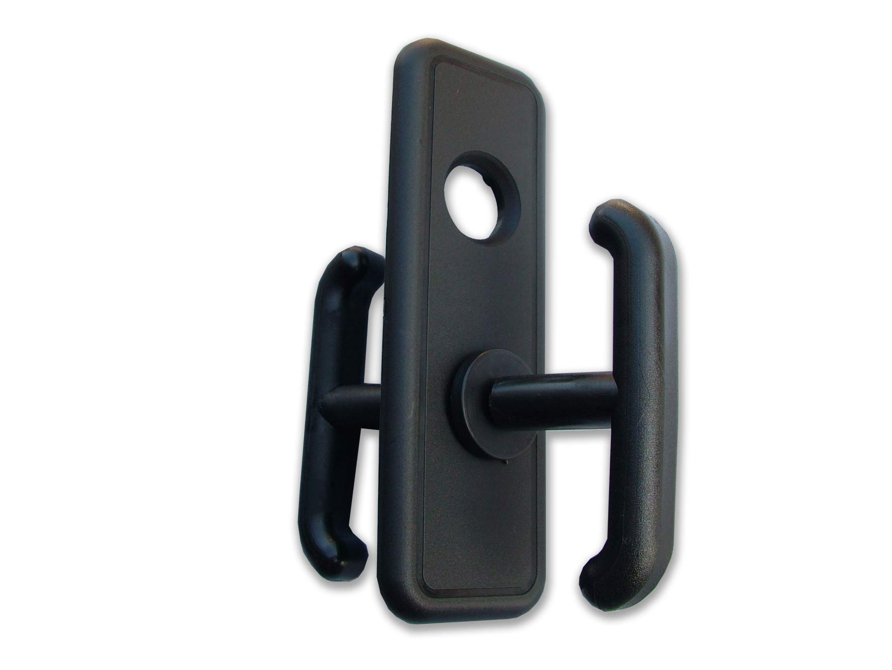 PREFER Handles for Doors Art. 432 - Black Aluminium Round Lever Handle