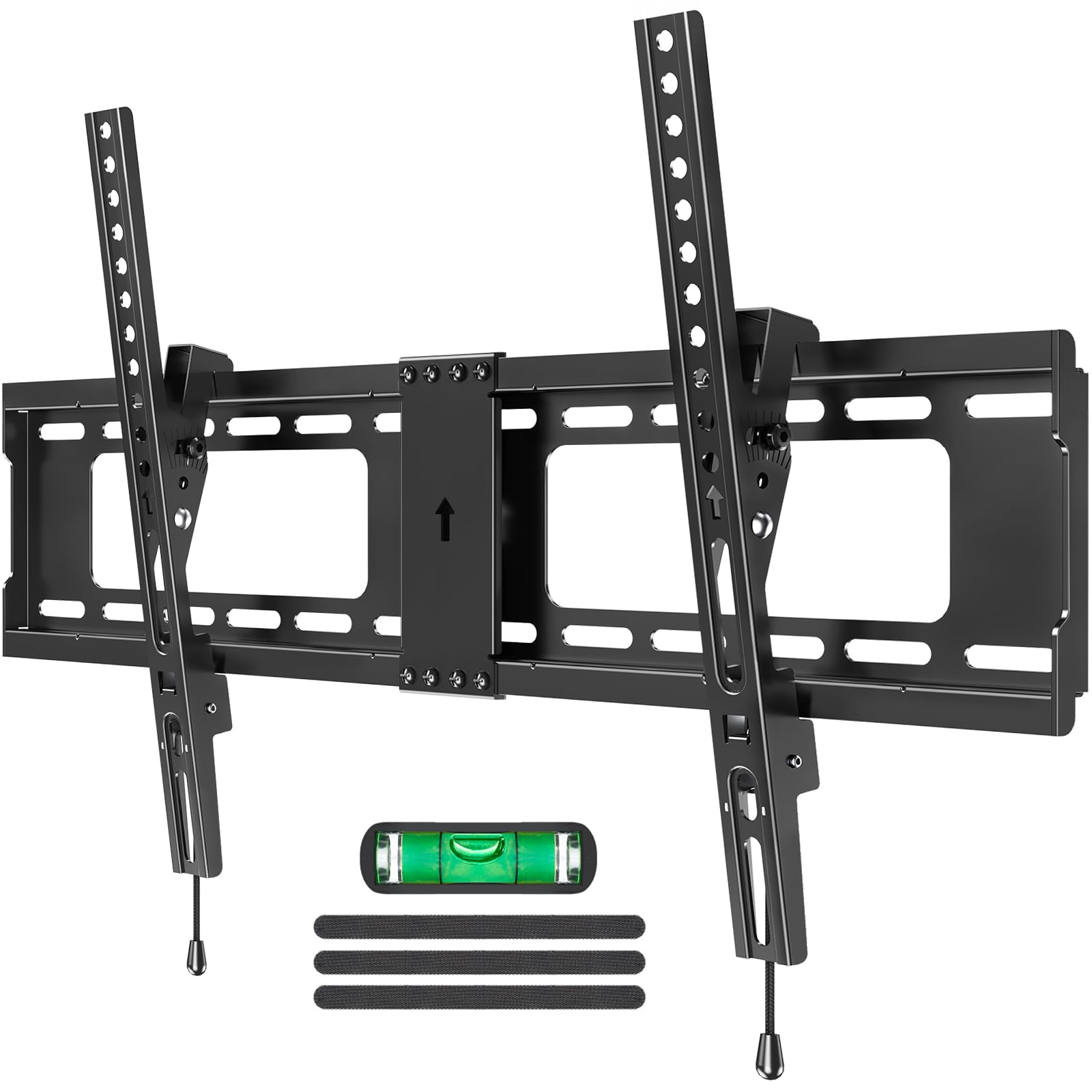 MOUNTUP TV Wall Mount Tilting TV Mount Bracket for Most 37-82 Inch Flat Screen/Curved Low Profile Wall Mount Saving Space Max VESA 600x400mm Hold up to 132 lbs Fit 16" 18" 24" Stud