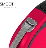 CFMOUR Retractable Dog Lead 5m 20kg Red Heavy-Duty Extendable Leash view 7