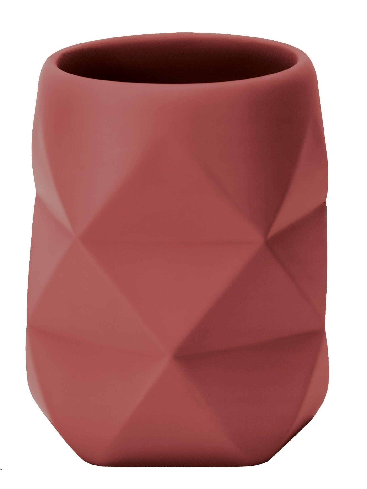 Kleine Wolke Crackle 8 x 10 cm Polyresin Rosewood Toothbrush Tumbler