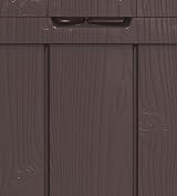 Keter Sherwood Outdoor Storage Box Brown 117 x 45 x 57.5 cm 270 L view 5