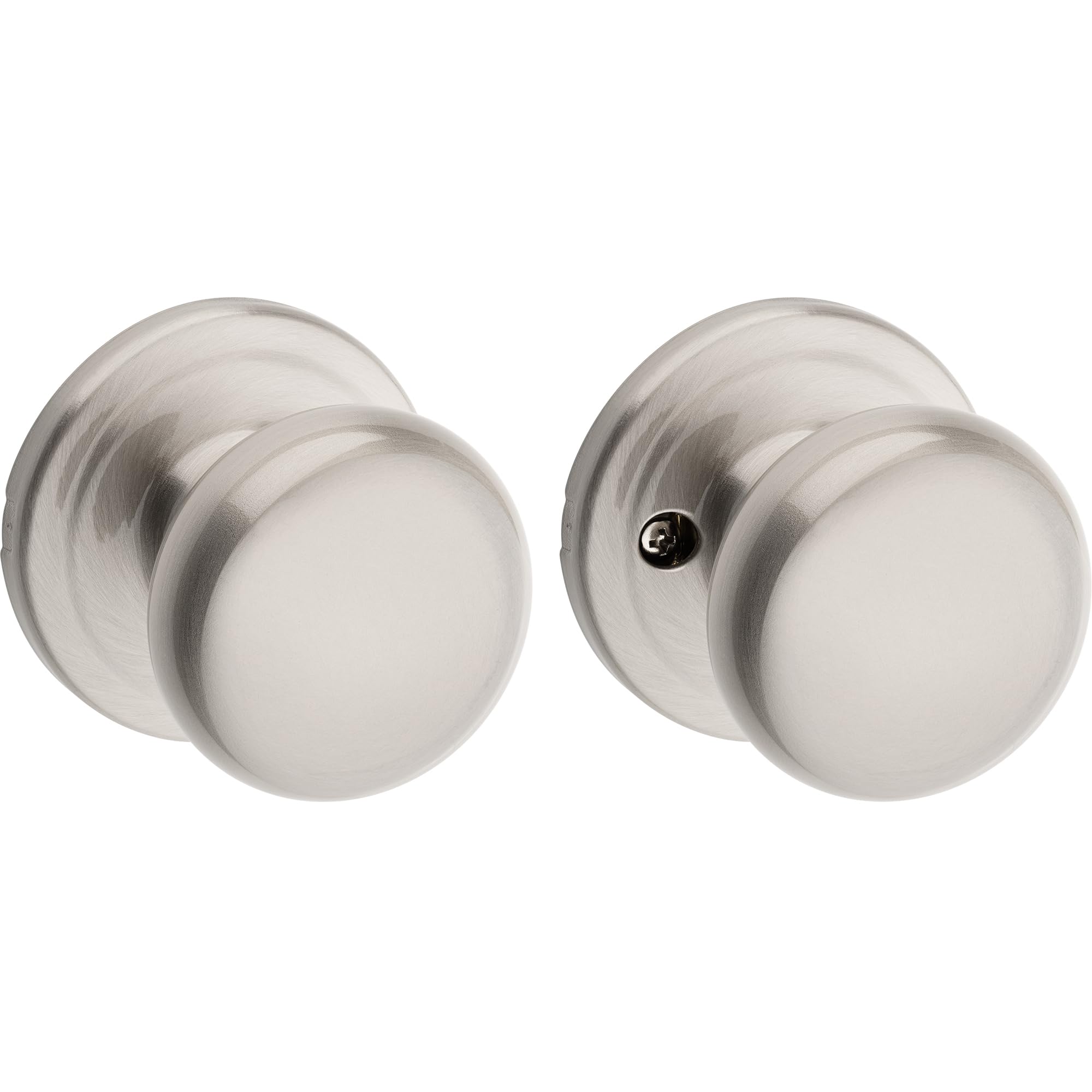 Kwikset 97200-789 Juno Passage Knob, Satin Nickel, 1 Pack