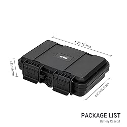 12 Slots 9V & CR2 CR123A Lithium Battery Storage