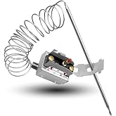 PP10084 High Limit Thermostat Fryer Switch Fit for Pitco Fryer 450&deg;F | Fit for Pitco VF35 MGII SG14 35C 45C+ 18S 18 E500D 1/4" Thread Mpt Stuff 450&deg;F/230&deg;C Hi Limit Thermostat with Manual Reset