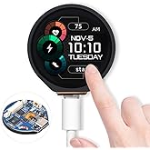 Waveshare ESP32-S3 Development Board, with 1.28inch Round Touch LCD, Compact Size, Accelerometer and Gyroscope Sensor,Conveni