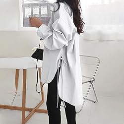 2024 Women Oversized Shirts Loose Long Sleeve