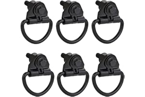 REAXOAL 6PCS Rear Cargo Tie Down Hook Compatible with 2015-2023 Ford Transit 150 250 350 Cargo D Hooks Replace BK21V550A74AD,V550A74-AD