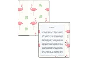 VISION SIGNS & GRAPHICS Skin Compatible with Amazon Kindle Oasis 7" (9th Gen) - Flamingo Flock - Premium 3M Vinyl Protective Wrap Decal Cover - Easy to Apply | Crafted in The USA by MightySkins