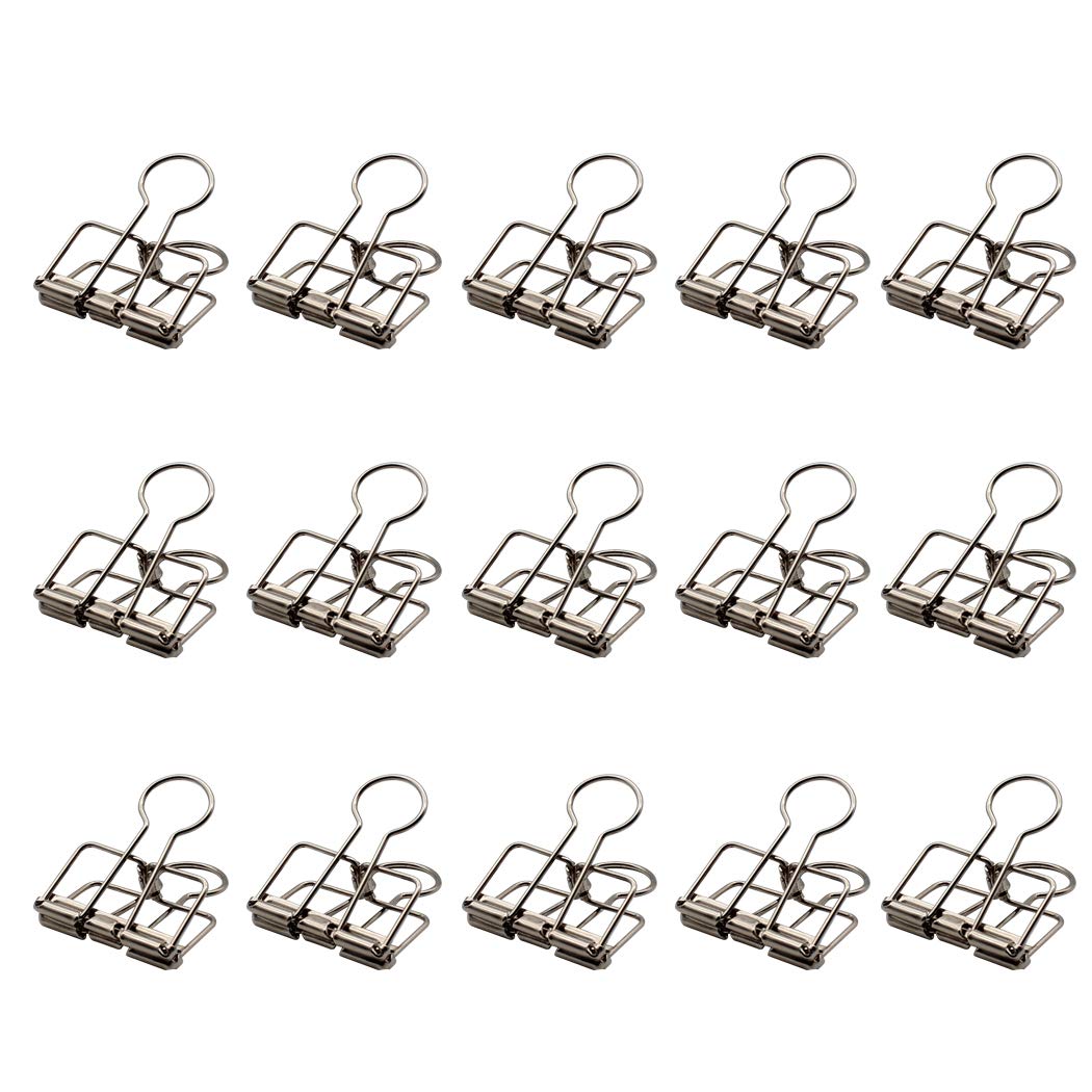 Zoohot 32 mm Silver Drawing Clips – Pack of 15