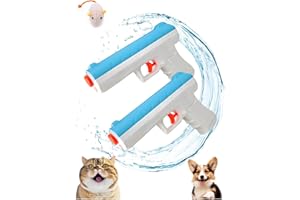 CARIVOZEN Squirt Spray for Cats Dogs Training, Cat Deterrent, Water Spray Pistols for Dogs Cats Pets Training, Adults Size, 2 Pack, [Upgraded v3.0]