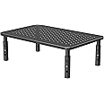 PUTORSEN Monitor Stand Riser with Vented Metal 3 Height Adjustable Monitor Stand for Computer, Laptop, iMac, PC, Printer, Des