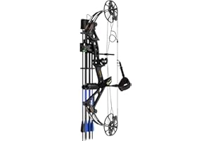 Sanlida Dragon X7 Ready to Hunt Compound Bow Package for Adults, Archery Compound Bow and Arrow Set, 0-70 Lbs Draw Weight, No Bow Press Needed, Limited Life-time Warranty