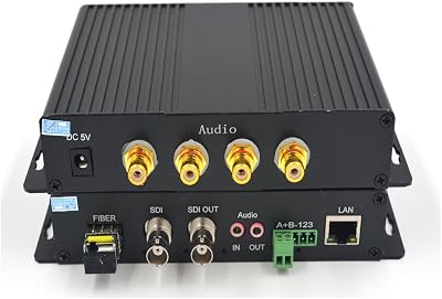 Primeda-telecom HD SDI Fiber Extender LC SFP Singlemode 20Km Pair RS485